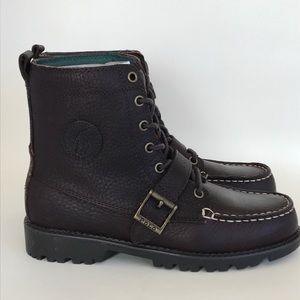 Polo Ralph Lauren NWT Leather Kids Boots